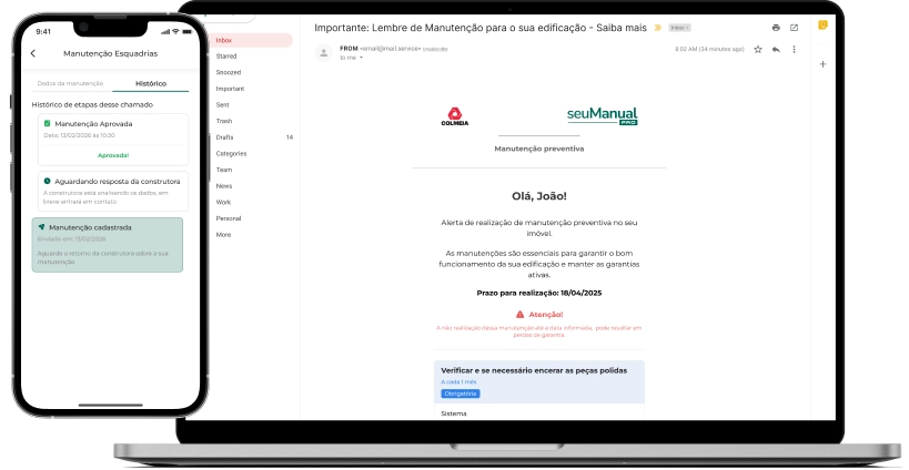 Notificações Automáticas de Manutenção