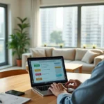 Proprietário com o calendário de manutenções do seu apartamento